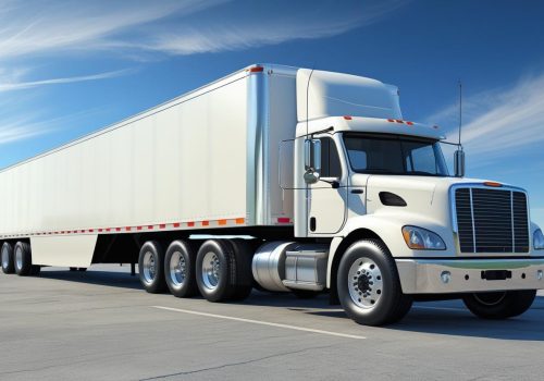 53' refer trailer with truck